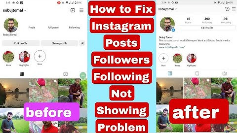 Fix instagram following not showing problem | instagram following not working problem 2023