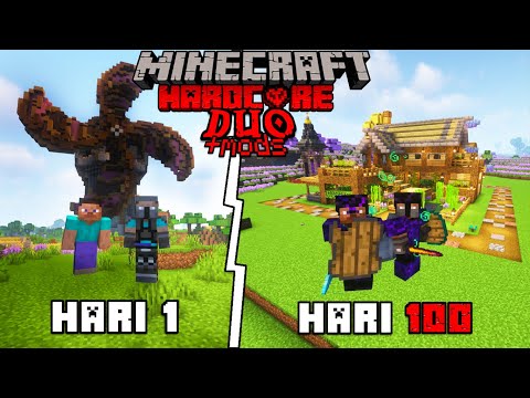 100 Hari Di Minecraft Hardcore Duo Tapi Pakai MOD 1.18.1