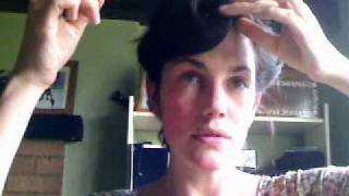 **EASY**QUICK**Retro hair style **Vintage pin curl updo simple - Vintagious