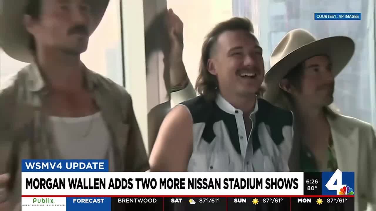 Morgan Wallen adds two more shows at Nissan Stadium - YouTube
