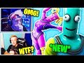 NINJA &amp; Streamers REACT TO *NEW* BENDIE &amp; TWISTIE SKINS! AND BREEZY EMOTE! (Fortnite Funny Moments)