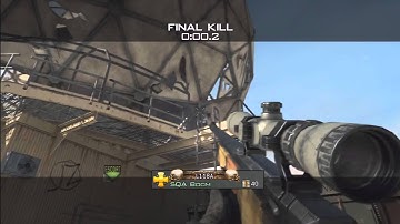 MW3 Triple Kill Killcam in SND