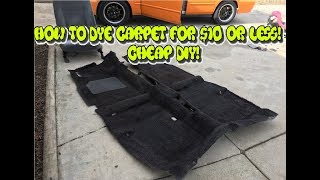 How to dye carpet for $10 or less! (Budget friendly DIY) How to dye carpet for $10 or less! (Budget friendly DIY)