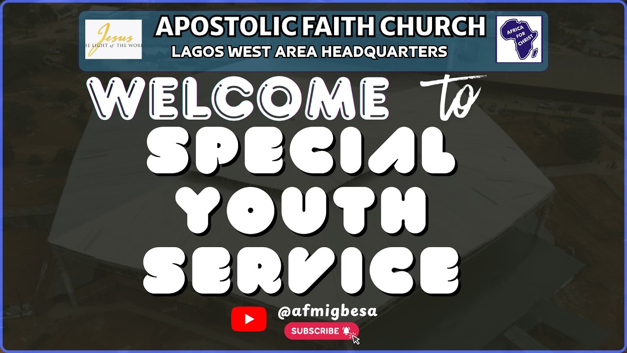 Youth Service. 08-03-2026. Apostolic Faith Church, Lagos West Area Headquarters.