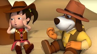 Английский язык для малышей - Мяу-Мяу - Wild West Part 1+2 (Дикий Запад серии 1+2 - учим английский