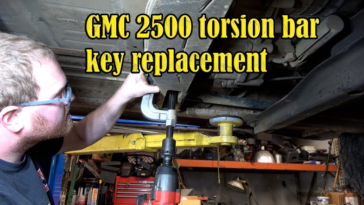 2002 GMC Sierra 2500 Torsion Bar Key Leveling Kit Install YouTube