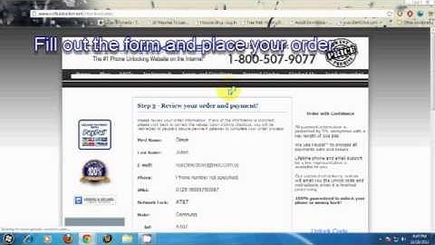 How to Unlock Samsung SGH A107 from AT&T by Unlock Code, from Cellunlocker.net