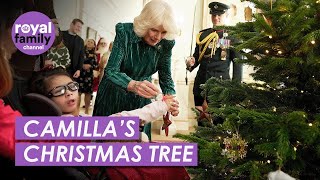 Queen Camilla Invites Little Helpers to Decorate Christmas Tree