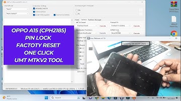 Oppo A15 (cph2185) Pin Lock factory Reset Done One Click Umt Mtkv2 Tool