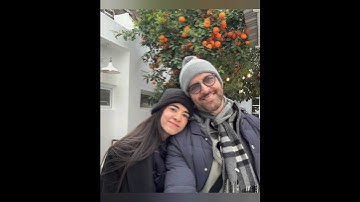 Hritik Roshan with girlfriend saba#youtubeshorts #trending #bollywood #couple #hrithikroshan #shorts