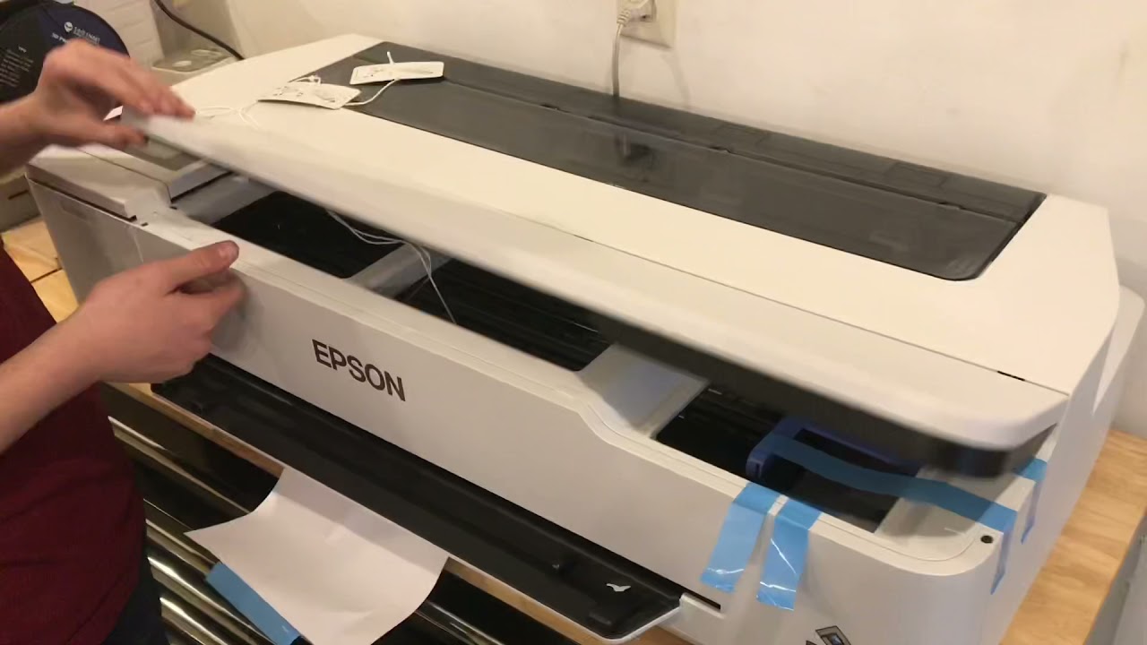 SETTING UP epson “SureColor sc-t2170” - YouTube