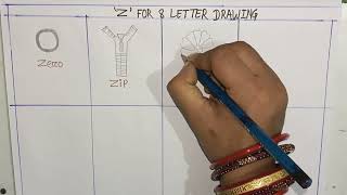 Let's draw object that start with letter 