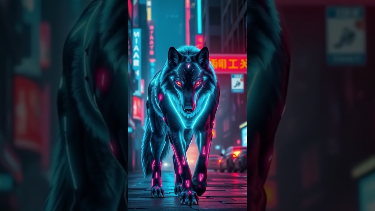 The city belongs to the bold. Watch the wolf own it  