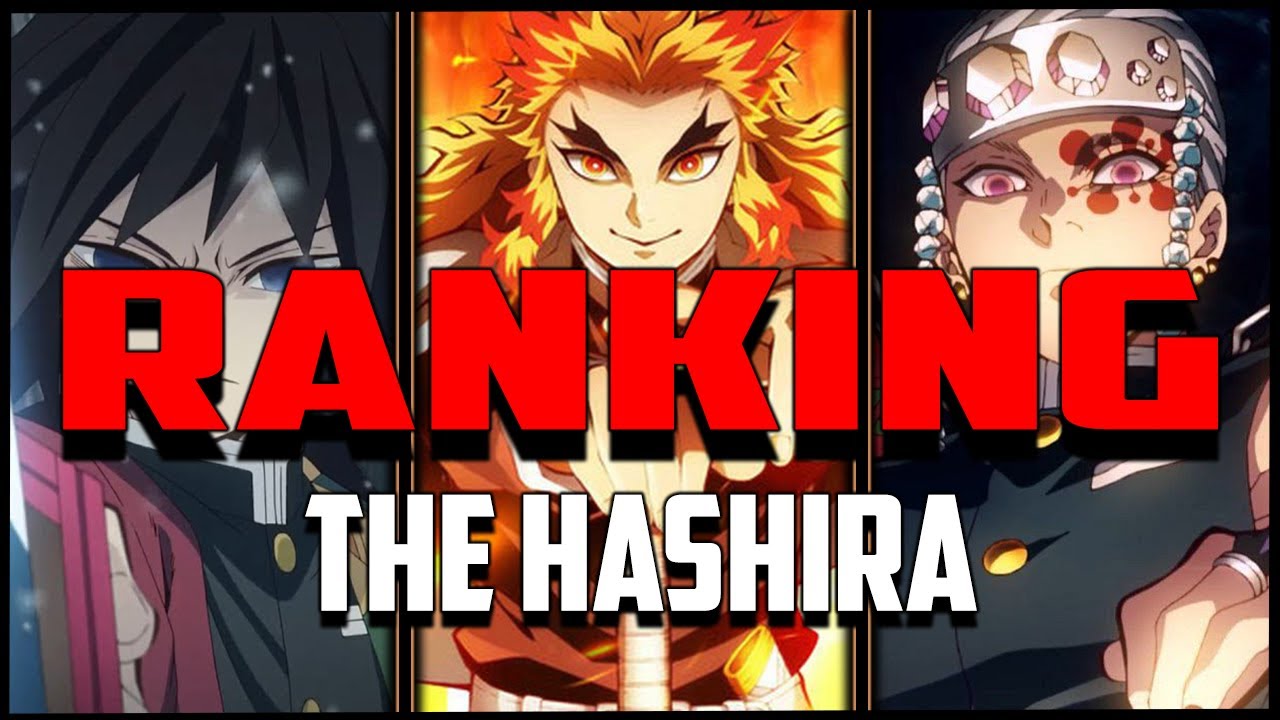 Ranking hashira Demon Slayer: