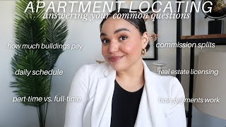 APARTMENT LOCATING Q+A // How to get started, commissions, getting leads + daily schedule