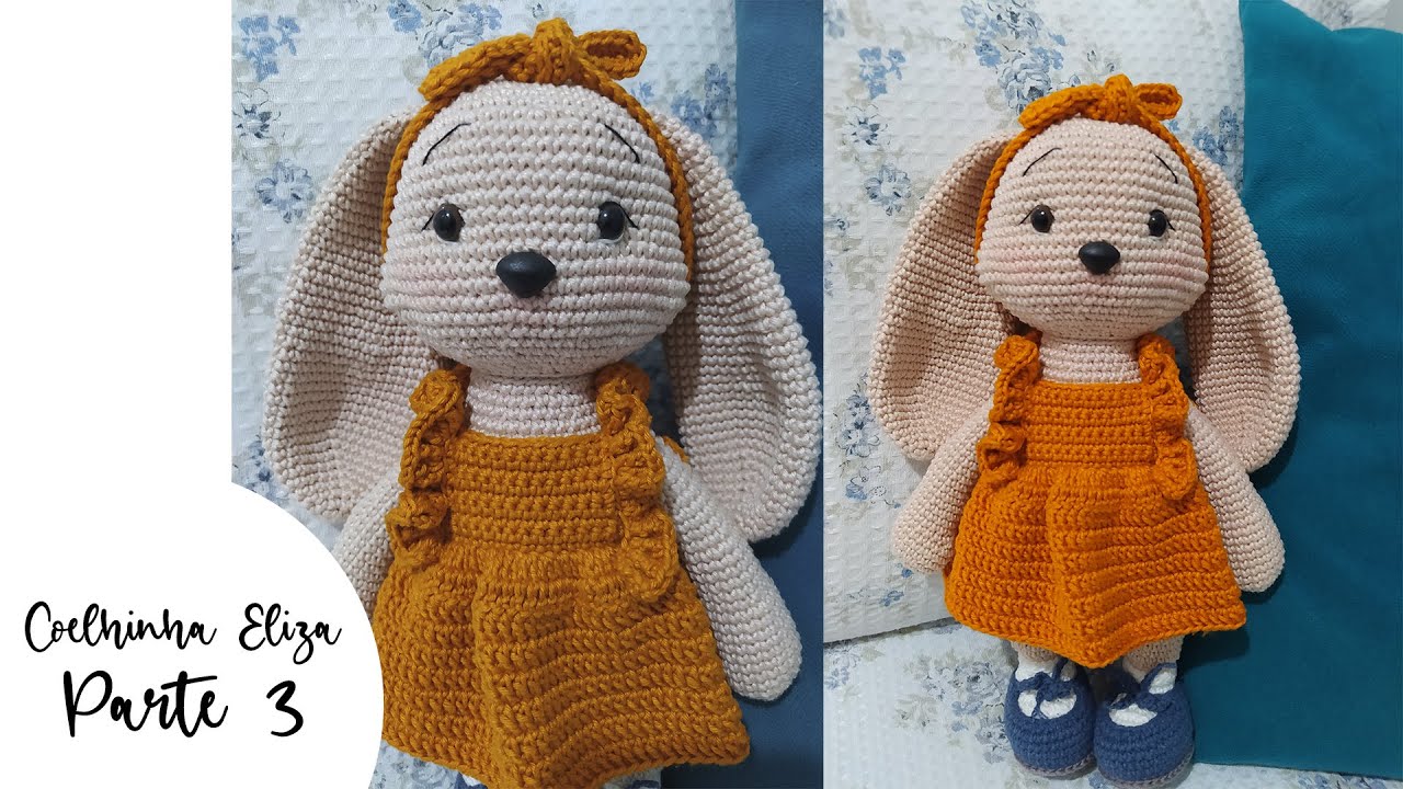 Amigurumi Coelhinha Eliza parte 3