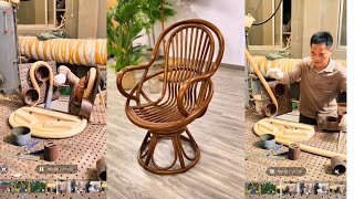 How To Make Rattan Chair Parts Furniture Making Amazing Tools And Techniques