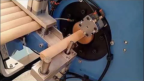 AUTOMATIC WOOD THREADING MACHINE WITH LOADER model "FIL/R"