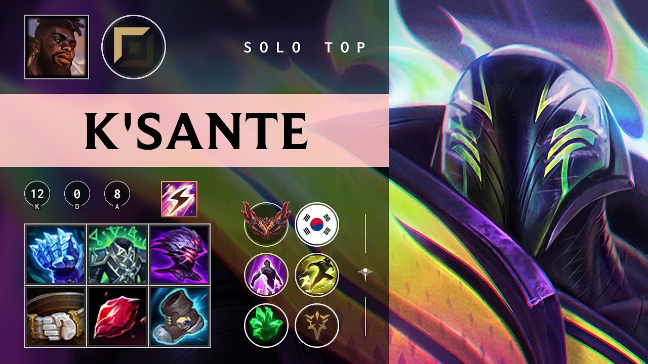 K'Sante Top vs Malphite - KR Grandmaster Patch 26.01