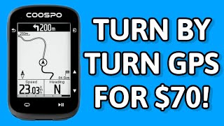 $70 GPS Bike Computer with NAVIGATION? Insane Value! Coospo CS500 Review screenshot 2