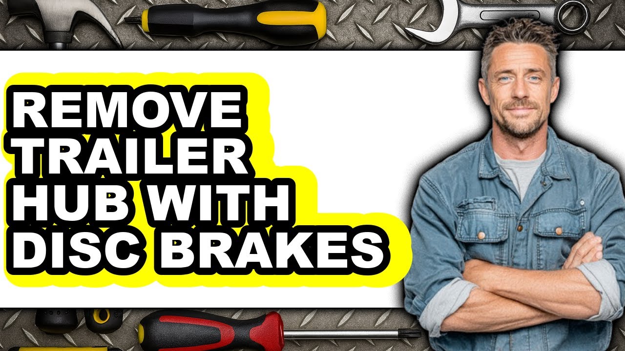 How to Remove Trailer Hub with Disc Brakes - Step by Step - YouTube