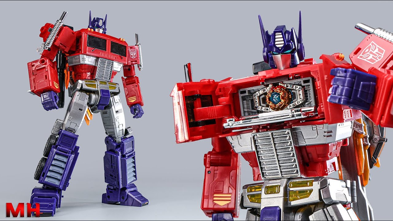 Takara Tomy Masterpiece Gattai MPG-17 Style Gen Optimus Prime transformation and comparing review.