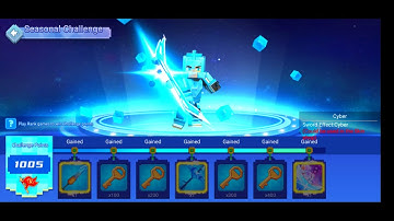 I GOT CYBER SWORD EFFECT - Bedwars Blockman Go