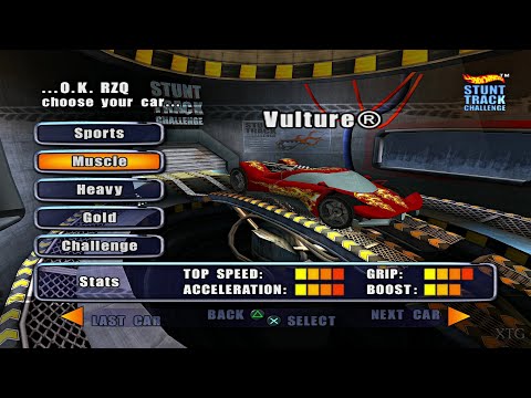 Hot Wheels: Stunt Track Challenge - All Cars List PS2 Gameplay HD (PCSX2)