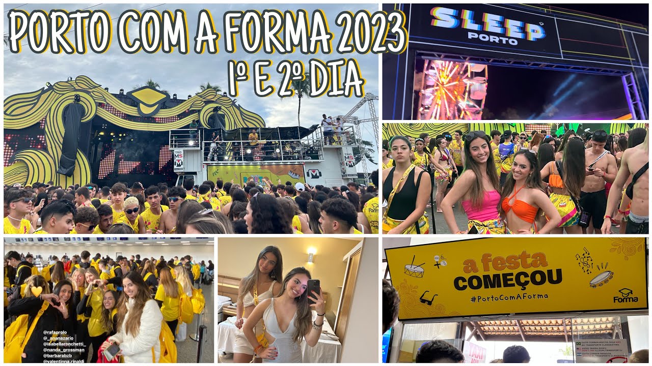 VLOG: PORTO 2023 - 1º e 2º dia (Chegada, White Garden, Bloco Porto Todo Dia e Sleep Porto)💛🎓