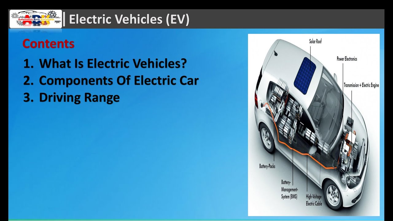 Electric Vehicles Components and Working principles YouTube