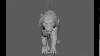 Tiger Walk Cycle