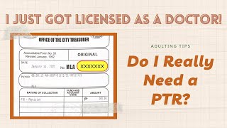 A Filipino Doctor's Guide | Professional Tax Receipt: Should a Doctor Have One?