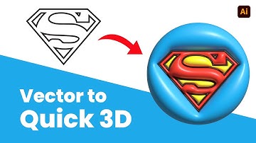 How to convert Vector Logo into 3D in Adobe Illustrator