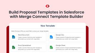 Build Salesforce Document Templates in Minutes | Merge Connect
