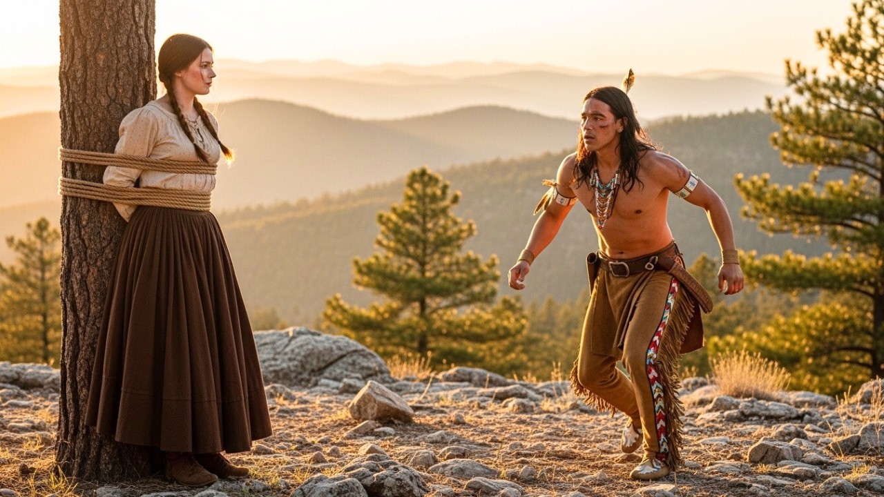 Δεμένη και Αφημένη στη Μοίρα της… Μέχρι που Ένας Πολεμιστής Απάτσι Κατέβηκε από τα Βουνά να Τη Σώσει