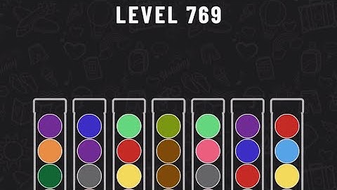 Ball Sort Puzzle Level 769 #ballsortpuzzle #ballsortpuzzlegameplay #puzzlegame #mobilegames