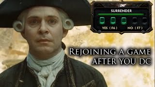 Smite - Rejoining a game after Disconnecting