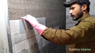 Bathroom tiles installation | Master tiles of bathroom | how to install bathroom tile