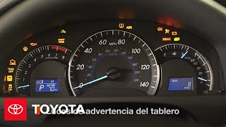 2014.5 Camry : Cómo Usar Las Luces de Advertencia del Tablero de Instrumentos| Toyota
