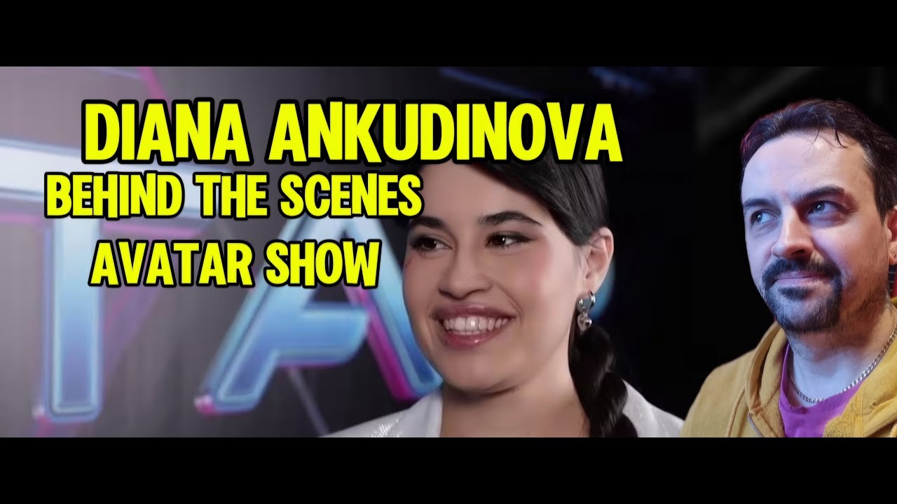 Диана Анкудинова  Diana Ankudinova Закулисье шоу АватарBehind the scenes of the Avatar show REACTION