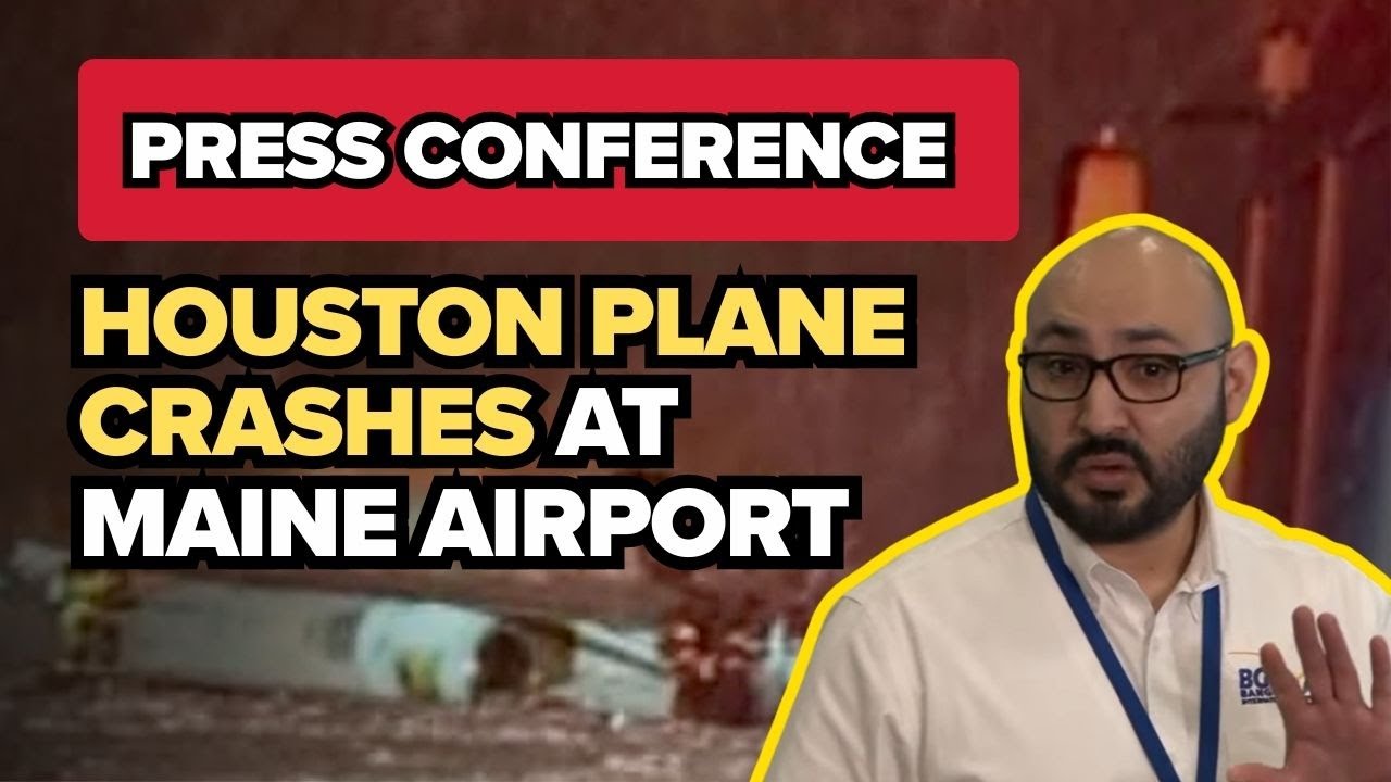 LIVE: Bangor Airport director gives update after takeoff crash