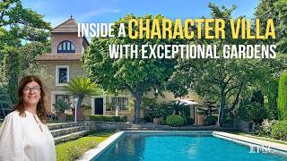 Inside an Exceptional Character Villa with Panoramic Views in Grasse | Property Tour