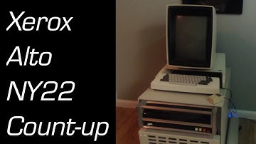 MegaWord TV - Xerox Alto 2022 New Year Count-Up