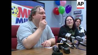 An accountant from the working-class Baltimore suburb of Dundalk has claimed his share of a $330 mil