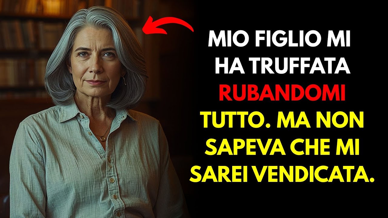 MIO FIGLIO MI HA TRUFFATA RUBANDOMI TUTTO. MA NON SAPEVA CHE MI SAREI VENDICATA.