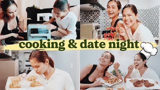 MY FIRST TIME COOKING: AIR FRIED EVERYTHING ON A DATE NIGHT! (STEAK, COOKIES & MORE 😋 ) screenshot 4