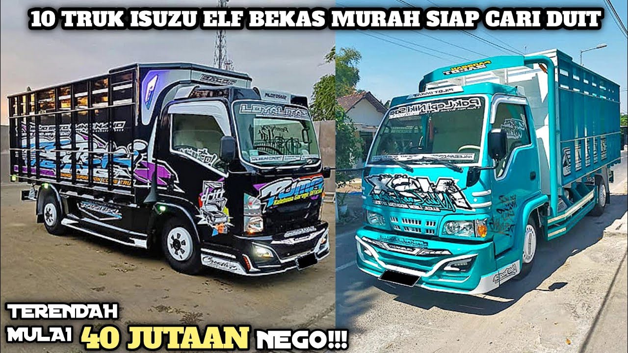 HARGA TRUK ISUZU ELF BEKAS MULAI 40 JUTA NEGO || UPDATE TERBARU 2023 || JUAL BELI TRUK BEKAS MURAH