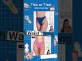 This or That 👙 Banded Thong vs High Waist Thong — Which Would You Sew First?