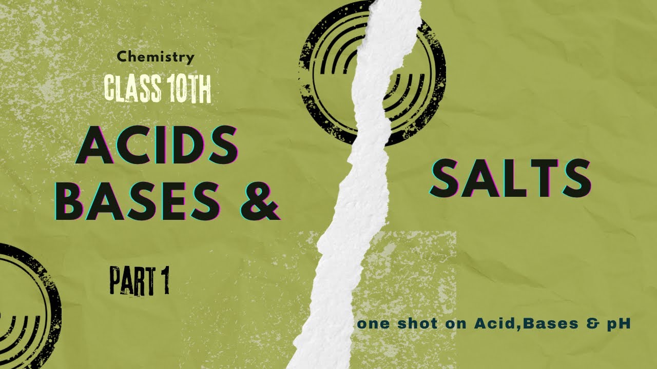 Acid, Bases & Salt | Class 10th | Part 1 | 