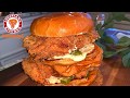 Popeyes NEW Chicken Sandwich - How to make Popeyes Spicy Chicken Sandwich | Let's Eat Cuisine